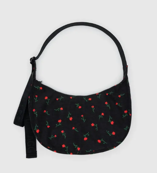 Medium Nylon Crescent Bag